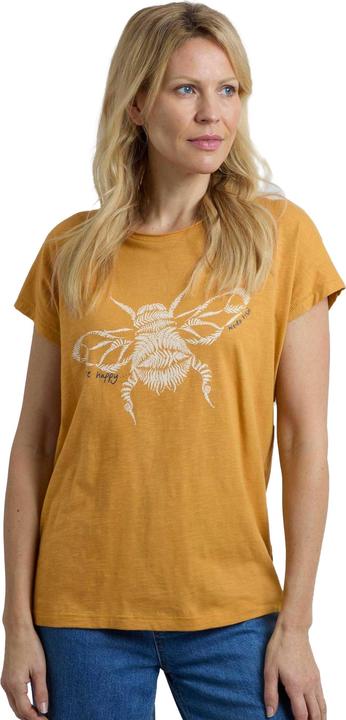 Actual product image Weird Fish Womens/Ladies Fern Bee Organic Cotton T-Shirt (42 D)