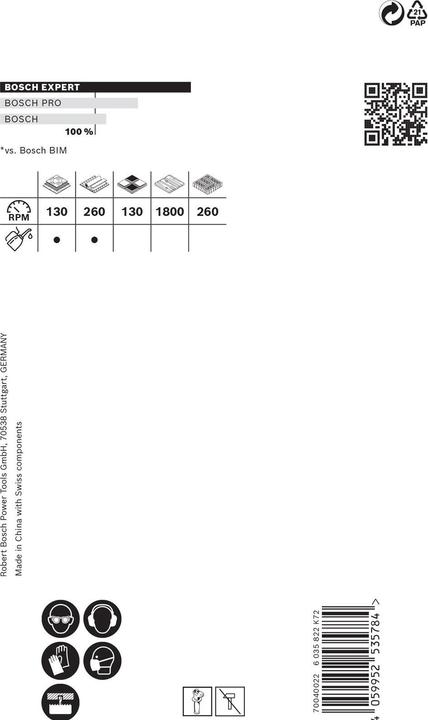 Immagine prodotto Bosch Professional Zubehör Sega a tazza EXPERT Tough Material, 67 x 60 mm (67 millimetri)