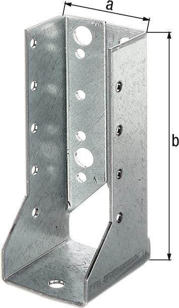 Productafbeelding GAH Balkschoen type B 80/120 2 mm ETA-08/0171 Sendzimir verzinkt staal (Balkenschoen, 50 Pcs.)
