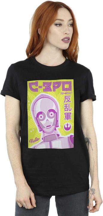 Immagine prodotto Star Wars Maglietta C-3PO Giapponese Adulto Unisex (M)