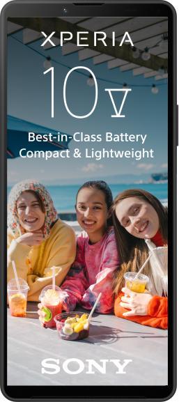 Actual product image Sony Xperia 10 V (128 GB, Black, 6.10", SIM + eSIM, 48 Mpx, 5G)