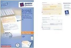 Produktbild Avery Überweisung/Zahlschein (200 x)