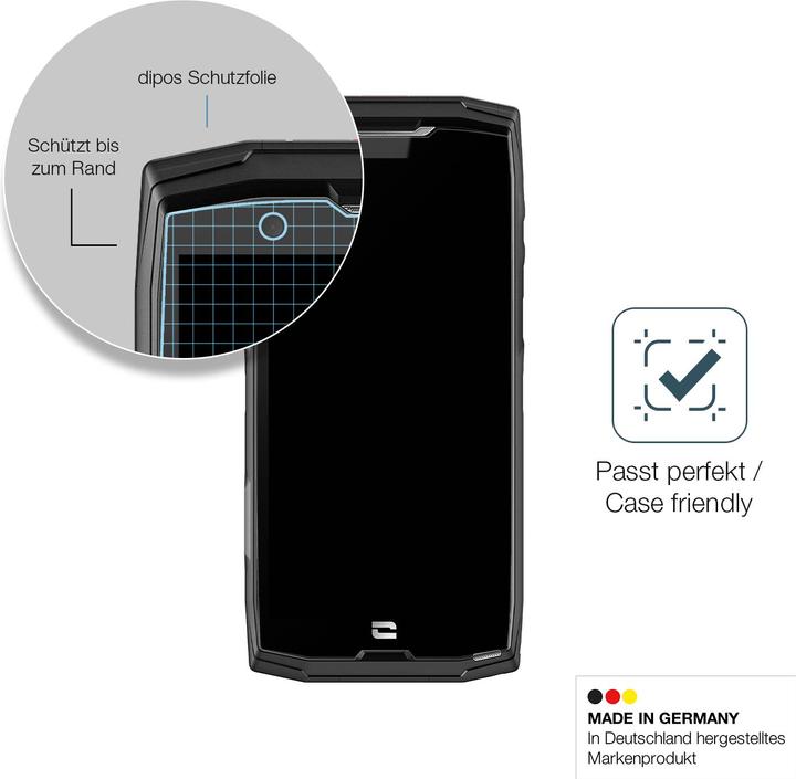 Produktbild Dipos Displayschutz Anti-Shock (2 Stück, Crosscall CORE-M5)