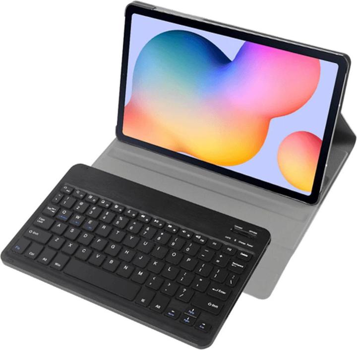Just in Case Samsung Galaxy Tab S6 Lite Premium Toetsenbord Hoes Zwart QWERTY (Eng. Int., Galaxy Tab S6 Lite)