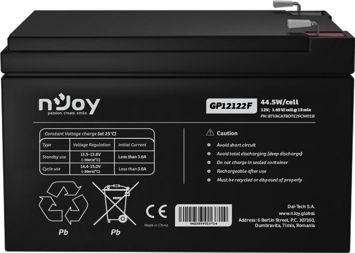 Actual product image Njoy GP12122F