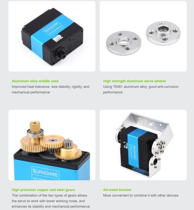 Produktbild WaveShare ST3020 25kg Serial Bus Servo