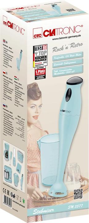 Immagine prodotto Clatronic SM 3577 Frullatore manuale con ciotola per frullare