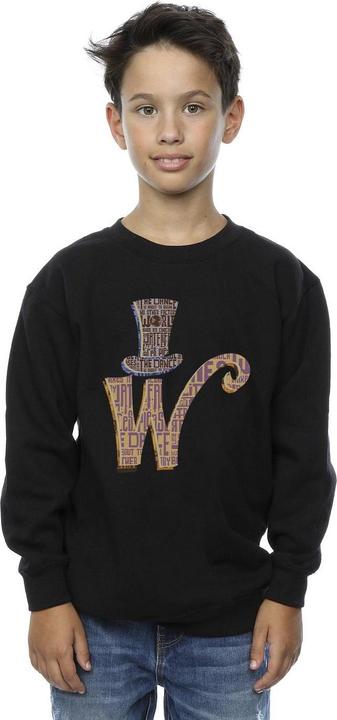 Immagine prodotto Willy Wonka & the Chocolate Factory W Logo Hat Felpa Ragazzi (140, 146)
