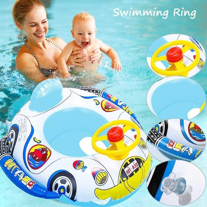 Immagine prodotto Splash & Fun Anello gonfiabile da auto per bambini, sedile galleggiante 60x60cm