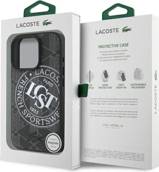 Produktbild Lacoste LCHMP16XPSWK iPhone 16 Pro Max 6.9" czarny/black hardcase Mono Sportswear MagSafe (Apple iPhone 16 Pro Max)