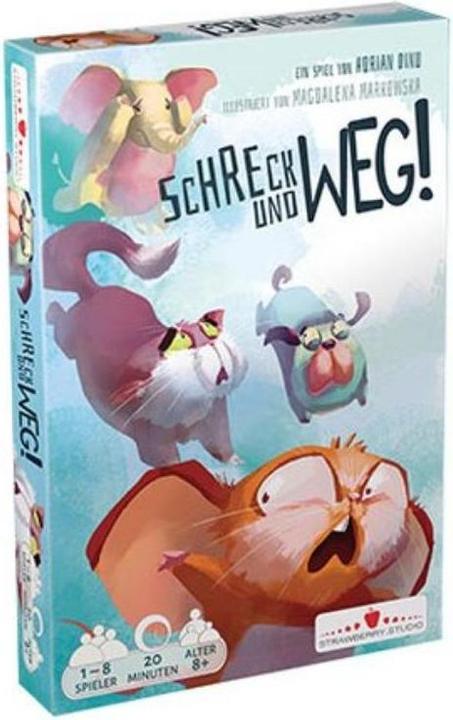 Produktbild NSKD0010 - Schreck und Weg!, Kartenspiel, 1-8 Spieler, ab 8 Jahren (DE-Ausgabe) (Deutsch)
