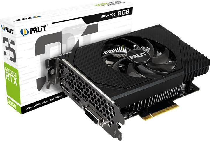 Actual product image Palit RTX3050 StormX GDDR6 HDMI DVI DP (8 GB)