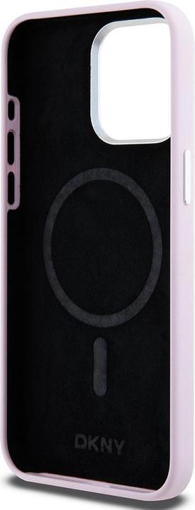 Immagine prodotto DKNY DKHMP15XSMCHLP iPhone 15 Pro Max 6,7" różowy/rosa hardcase Liquid Silicone Small Metal Logo Mag (Apple iPhone 15 Pro Max)
