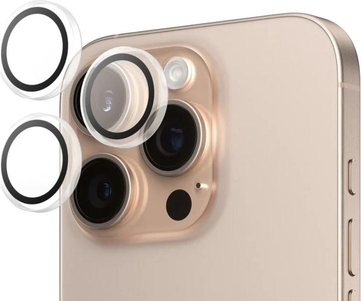 PanzerGlass Hoops Protecteur de lentille transparent pour iPhone '24 6.3" Pro/ 6.9" Pro (1 pièce(s), Apple iPhone 16 Pro)