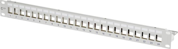 Metz Connect Patch Panel - Rack Mountable - Grey - 1U - 48.3 cm (19")