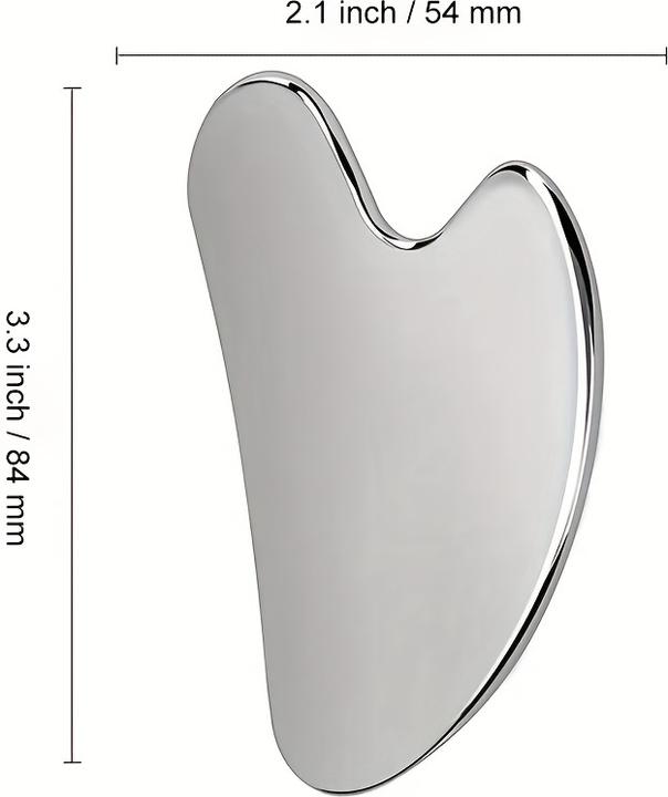 Immagine prodotto PhoneLook Premium Edelstahl Gua Sha Gesichtsmassage-Werkzeug mit eleganter Geschenkbox