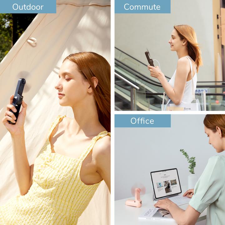 Produktbild Jisulife Handheld Fan Life8 blue