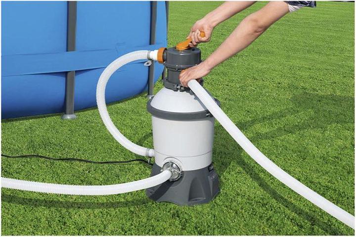Image du produit Bestway Pompe de filtration à sable pour piscine hors sol 3 596 L