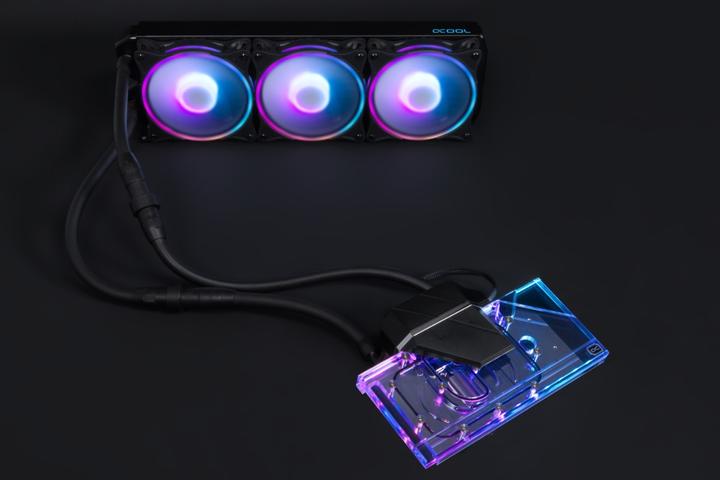 Image du produit Alphacool Eiswolf 2 GPU AIO 360mm RTX 3080 Founders Edition avec plaque arrière