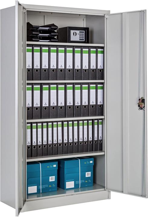 Immagine prodotto tectake 2x Armadio portadocumenti a 5 scomparti (40 x 90 x 180 cm)