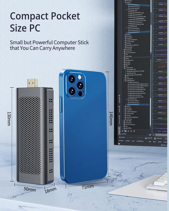 Immagine prodotto NiPoGi Mini PC Stick (Intel Celeron N4000, 4 GB)