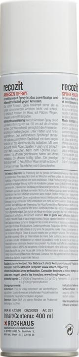 Actual product image Recozit Ameisen Spray (400 ml)