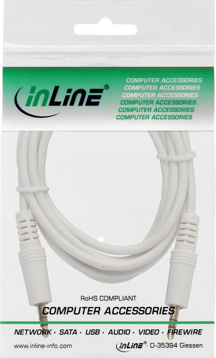 Produktbild InLine Klinke Kabel (2.50 m, 3.5mm Klinke (AUX))