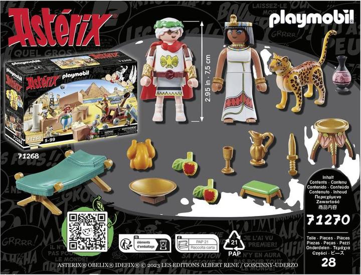 Produktbild Playmobil Asterix: Cäsar und Kleopatra (71270, Playmobil Asterix)