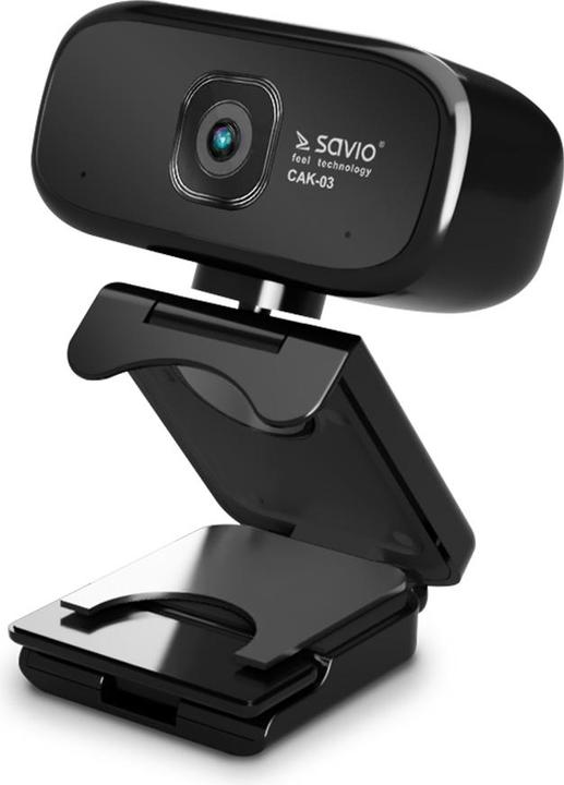 Savio Webcam Elmak USB HD CAK-03 con microfono, 1280x720 (2 Mpx)