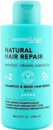 Produktbild NoName SOMNIS&HAIR Shampoo und Maske 2 in 1 Hair Repair Anti-Breakage 250ml (250 ml)