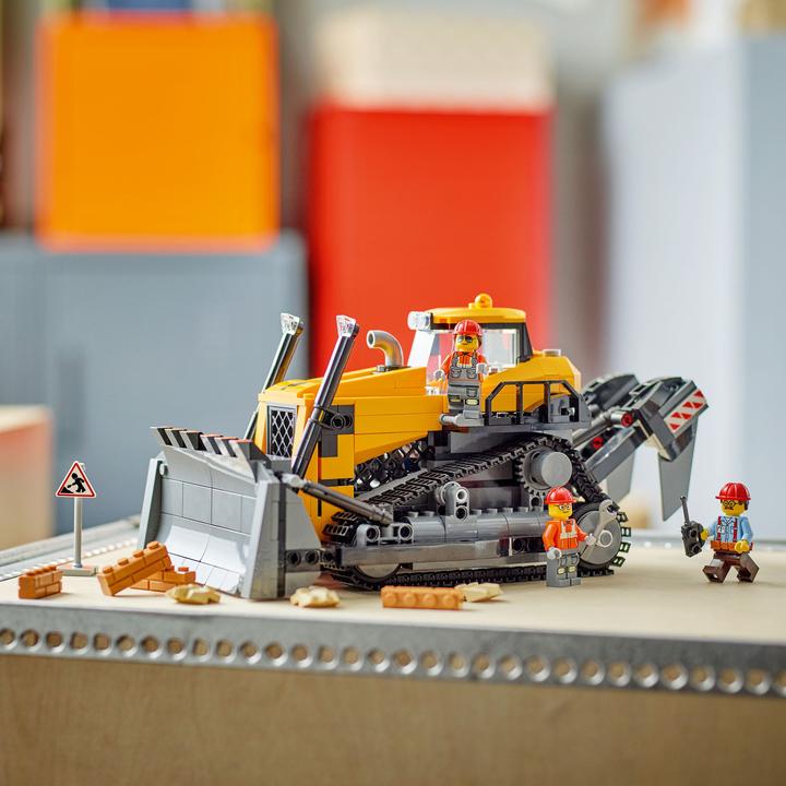 Actual product image LEGO Gelber Bulldozer mit Frontlader (60466, LEGO City)