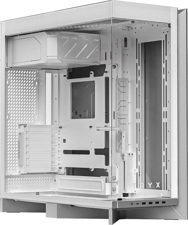 Image du produit TRYX LUCA L70 Tour midi, verre trempé, ARGB - blanc
