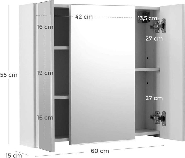 Actual product image Vasagle Lauren (60 x 15 x 55 cm)