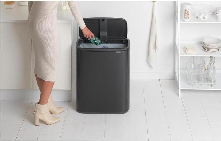 Productafbeelding Brabantia Kringloopbak Bo Touch Bin 60 liter, mat zwart (60 l)