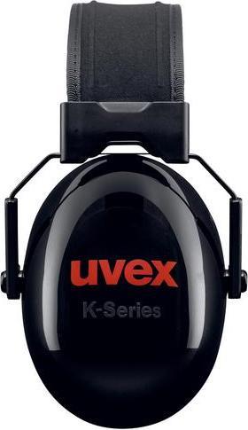 Produktbild Uvex Safety Kapselgehörschutz K30 schwarz, rot SNR 36 dB GrösseL, M, S (1 x)
