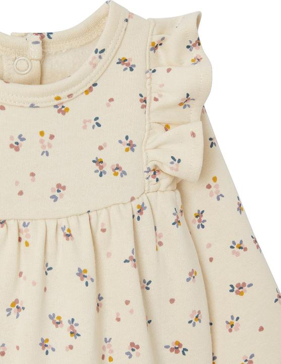 Produktbild Vertbaudet Baby Strampler mit Rüschen & Blumen, Öffnung hinten Oeko-Tex (62)