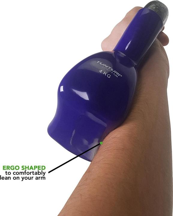 Produktbild Tunturi Vinyl Gusseisen Kettlebell (1 x 4 kg)