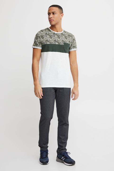 Immagine prodotto Solid Florian T-Shirt Con Disegno Maglietta A Manica Corta Da Uomo Con Girocollo In Cotone 100% (L)