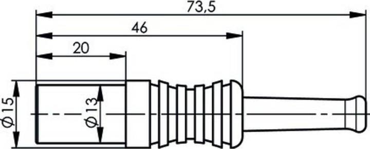 Produktbild Telegärtner PH-Stecker Stecker, gerade J01080A0007 1 St.