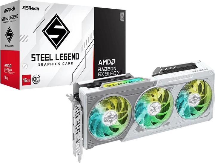 Image du produit AsRock RX9060 XT Steel Legend 16 GB OC (16 Go)