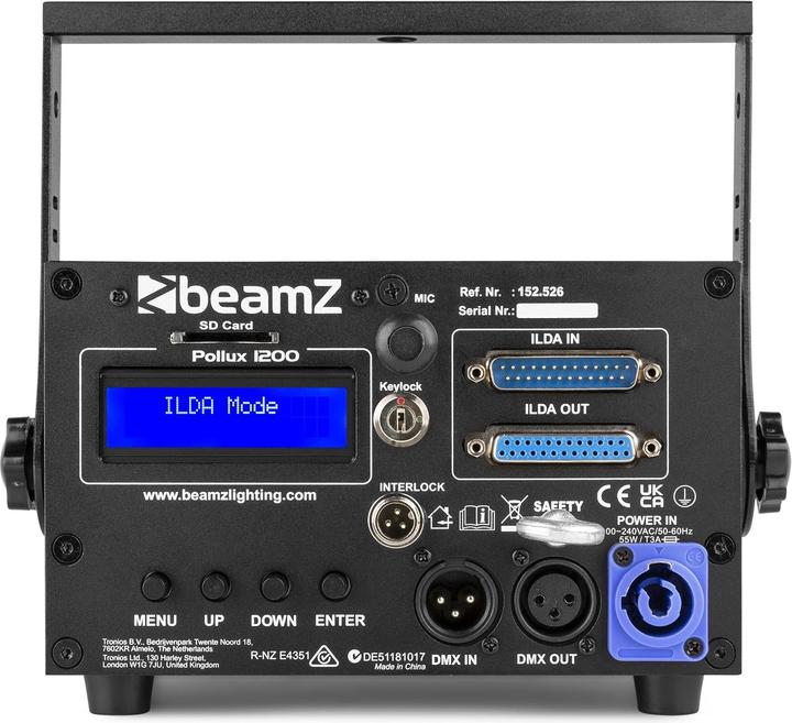 Immagine prodotto BeamZ Laser Pollux 1200 (1.20 W, LED)