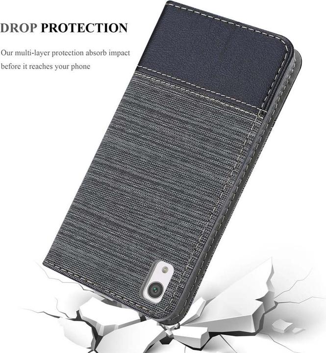 Image du produit Cadorabo Couverture look jeans Book (Sony Xperia XA1)