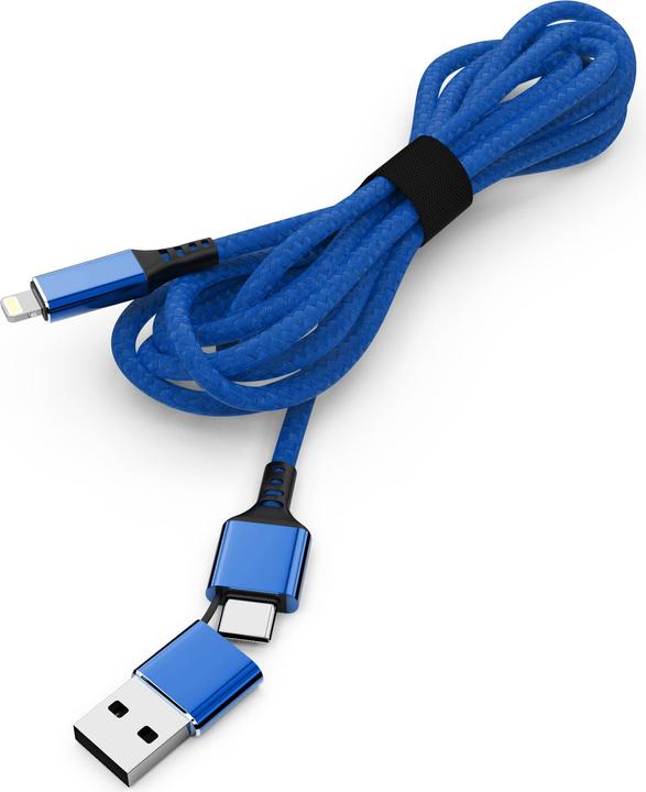 Image du produit Cololight SPEEDY-L BL Câble de charge USB-A/USB-C -> Lightning bleu (1 m, USB 3.2 Gen 2)