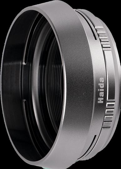 Produktbild Haida Sonnenblende zu Fuji x100v in silber