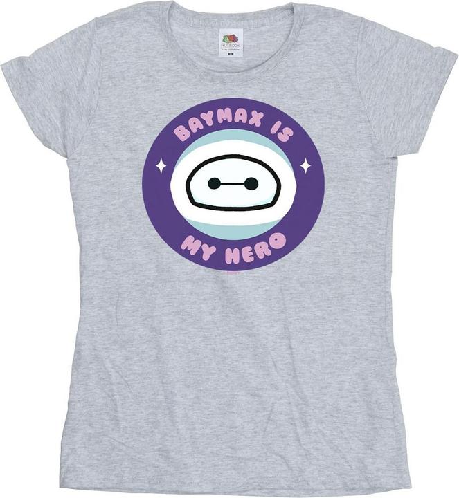 Image du produit Disney - T-shirt BIG HERO BAYMAX MY HERO POCKET - Femme (M)