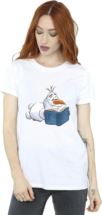 Image du produit Disney - T-shirt FROZEN OLAF READING - Femme (L)