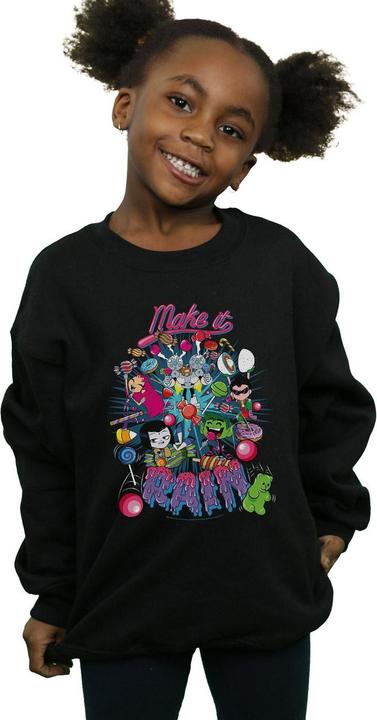 Produktbild Teen Titans Go Make It Rain Sweatshirt Mädchen (152, 158)