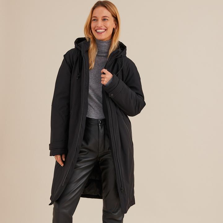 Actual product image Anne Weyburn Halblanger Kapuzenparka für die Übergangszeit (44)
