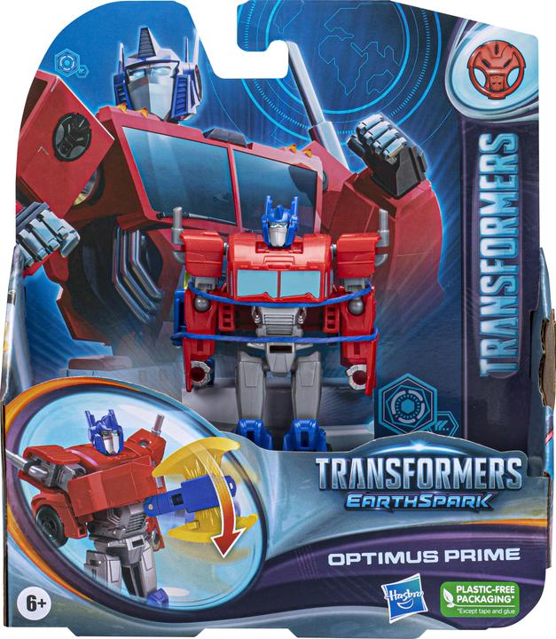 Actual product image Hasbro Transformers EarthSpark Warrior Class Optimus Prime toy