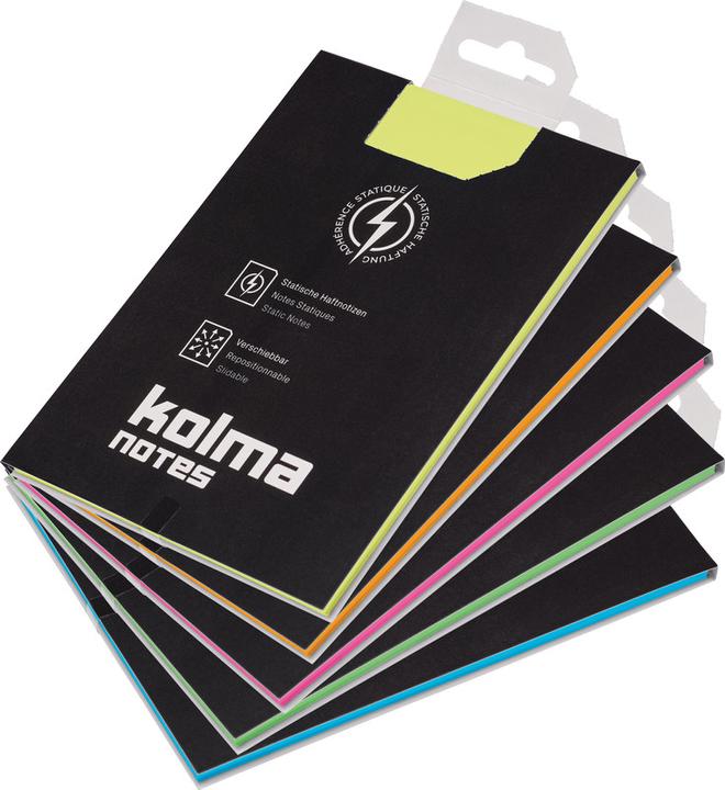 Immagine prodotto Kolma Note adesive Note A6 ad adesione statica assortite (105 x 148 mm)